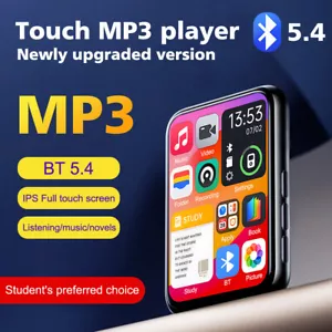 32GB Bluetooth 5.4 Lettore MP3 Touch Screen Registratore HiFi Altoparlante Musica Senza Perdite - Foto 1 di 22