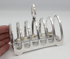 Excellent Six Slice Silver Plated Toast / Letter Rack by Elkington 1953