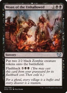 4 Moan of the Unhallowed 4x x4 - NM/LP - Duel Deck - SPARROW MAGIC mtg - Bild 1 von 1