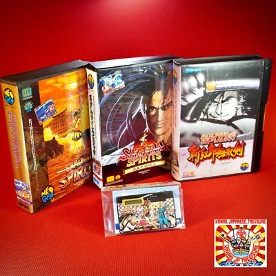 Лот 3 AES Samurai Shodown SNK Neo Geo Spirits Rom Haoumaru Zankurou Подлинный JP - Изображение 1 из 4