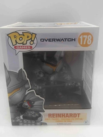 Funko POP! Games Overwatch Reinhardt (Supersized) #178 Supersized Vinyl Figure Cover