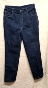 Gitano PS Womens Dark Blue Stretch Jeans Size 16L VTG 70's-80’s READ Runs Small - Picture 1 of 16