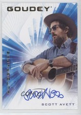 2021 Upper Deck Goodwin Champions Goudey Auto Scott Avett #GA-SA Auto