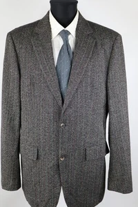 Hugo Boss grau-buntes Tweed-Sakko Gr.102/L Wollmischung Top Zustand - Bild 1 von 11