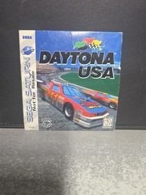 Daytona USA (Sega Saturn, 1995) Not For Resale Disc and Cover Digipak, Good 