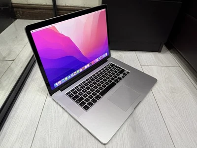 Apple MacBook Pro Retina 15.4" Mid 2015 512GB SSD 16GB Ram 2.5GHz Core i7 M370X - Image 1 of 4