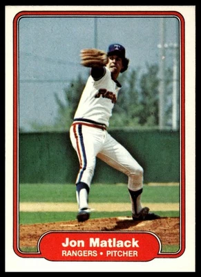 1982 Fleer #323 Jon Matlack [GOATCARDS] - Image 1 of 2