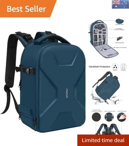 Full Open Hardshell Camera Bag for DSLR & Mirrorless with Custom Inserts, Teal - Picture 1 of 9