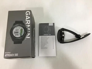Reloj inteligente Garmin Approach S60 con caja reloj de golf negro GPS usado - Imagen 1 de 4