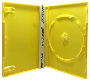 STANDARD einfarbig gelb einzelne DVD-Hüllen Set - Bild 1 von 3