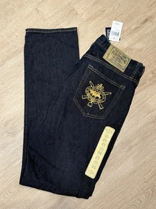 Ralph Lauren Blue Label Co. 31x32 Thompson Dark Wash Blue Jeans NEW - Picture 1 of 6