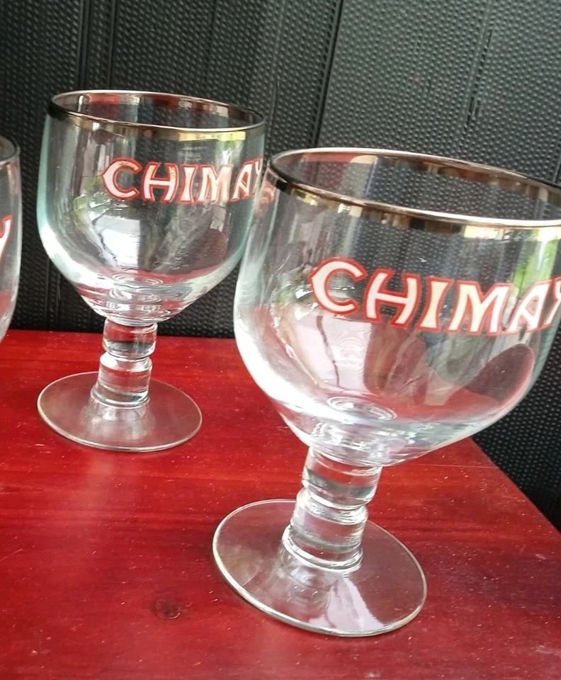 2 Verres De Bière Chimay 48 Cl - Photo 1/1