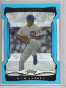 2009 Finest #117 Rich Harden Refractors Blue #/399 - Picture 1 of 2