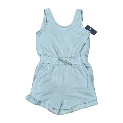 Новый Abercrombie Kids девочка новом синий Athletic без рукавов Детский комбинезон шорты размер 13 14 - Изображение 1 из 4