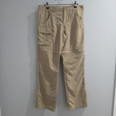 Pantalones Convertibles Columbia Jóvenes Niños Talla 14/16 Beige Carga Exterior Cremallera Foto 1 de 4