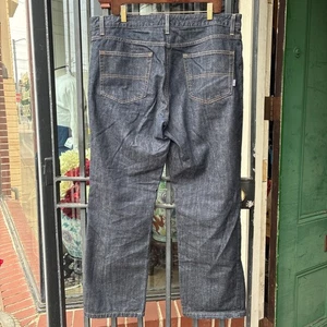 Patagonia Men’s Organic Cotton Jeans Blue Size 38 Made in Mexico - Picture 1 of 14