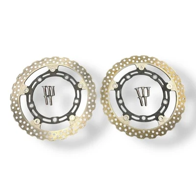 2017-2025 Kawasaki Z650 Ninja 650 Front Brake Rotors Set OEM 41080-0666-11I - Image 1 of 4