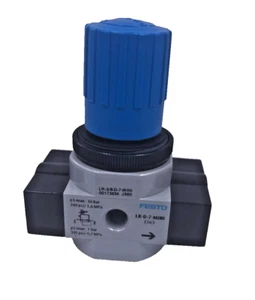 FESTO LR-3/8-D-7-MINI 173654 Air Regulator 3/8" NPT 7 bar 0.7 Mpa 105 psi - Picture 1 of 4