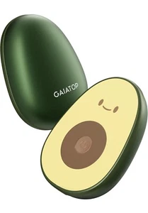 Gaiatop Hand warmers Avocado HW-03 Rechargeable Set. Keeps Your Hand Toasty Warm - Picture 1 of 7