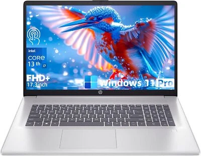 HP 17.3" FHD+Touch Laptop Computer Intel Core i7-1355U up to 64GB RAM,Win 11 Pro - Image 1 of 4