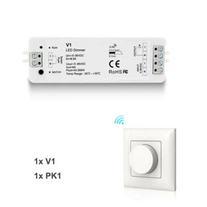 V1 LED Dimmer Switch 2.4G RF Remote Control Single color for cob led strip light - Picture 1 of 14