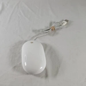 Apple A1152 USB Wired Mighty Mouse Optical Mouse (White) - Picture 1 of 7