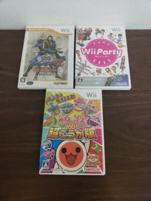 3 Wii Japanese Imported Game Lot - Image 1 of 3