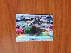 2021 Star Wars Battle Plans - X-Wings & U-Wings Arrive Just In Time #55 - FOIL - Picture 1 of 2