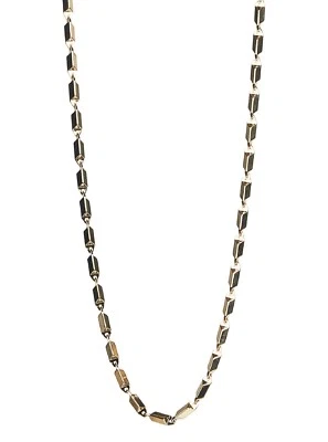 Nuevo en Paquete Collar Cadena Barra Texturizada Rebecca Minkoff Chapado en Oro 12k Latón Precio de venta sugerido por el fabricante: $68 Foto 1 de 4