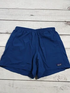 Patagonia Herren Shorts mittelblau Baggies 4" Schrittlänge Taschen leicht F4 - Bild 1 von 7