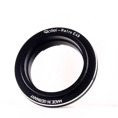 ^ Adaptador Rollei Retro E49 para cámaras SL35 [Macro Retrofoco] Foto 1 de 2