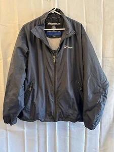 Vintage 90s Longaberger Mens Weatherproof XL Navy Jacket Folds Into A Bag Coat - Picture 1 of 12