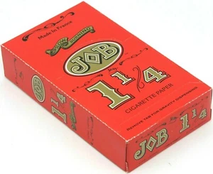 PAPELES DE LIAR PARA CIGARRILLOS DE COMBUSTIÓN LENTA JOB NARANJA 1 1/4 TAMAÑO 1,25 -- 24 Folletos - Imagen 1 de 16