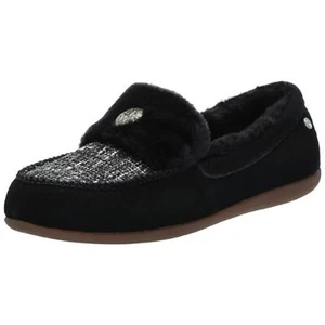 REVITALIGN Orthotic Women's Birch Tweed Slipper Size 5.5D (Wide) BLACK - Picture 1 of 7