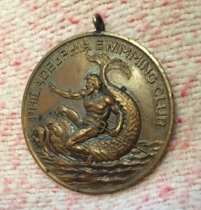 Philadelphia Swimming Club Medallion 1927 - Picture 1 of 4