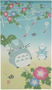 Very Cute Totoro Japanese Doorway Curtain Summer Colours 85x150cm Made in Japan - Picture 1 of 5