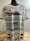 Adidas LAFC 2019 Away Soccer Jersey Silver Size L