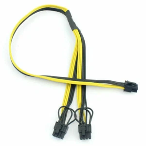 10PCS XT-XINTE PCI-E 6Pin to Dual 2-Port 8Pin 6+2 P Adapter GPU Video Card Cable - Picture 1 of 6
