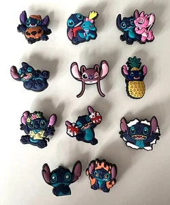 11 PIEZAS LILO & STITCH ZAPATOS DIJES DECORACIONES PARA ZUECOS SANDALIAS ¡NUEVO! - Imagen 1 de 2