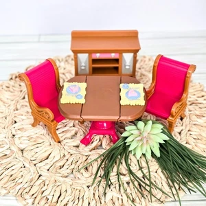 🍰 2008 Fisher-Price Loving Family Dollhouse Dining Room Furniture Bundle - Picture 1 of 7