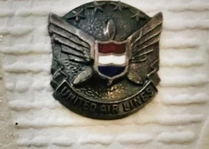 United Air Lines Service Sterling Silver Pin And a UAL services Pin . - Picture 1 of 3