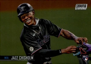 Stadium Club #47 Jazz Chisholm Miami Marlins 2021 cromado - Imagen 1 de 2