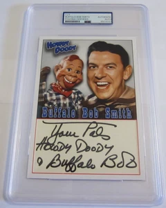 Buffalo Bob Smith presentador Howdy Doody Show TV firmado autografiado PSA personalizado 5x7 - Imagen 1 de 3