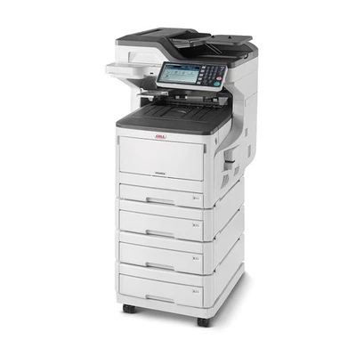 Oki MC853dnv A3 Farb Laserdrucker Scanner Kopierer Fax Duplex LAN WLAN RJ45 - Bild 1 von 4
