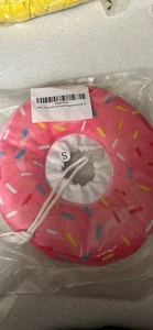 Kleines verstellbares Plüschhalsband für Hunde/Katzen Donut Neu - Bild 1 von 3