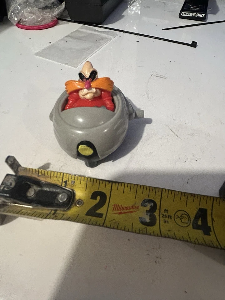 Juguete de cuerda vintage 1993 Dr Robotnik McDonald's Sega Sonic Hedgehog leer información Foto 1 de 4