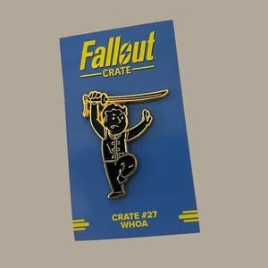 Loot Crate Fallout Vault-Tec Vault Boy Enamel Pin Crate #27 WHOA - Picture 1 of 2