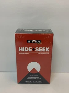 Jet Lag: The Game Hide + Seek Transit Spiel ~ Metrische Edition (Meter/km) NEU - Bild 1 von 8