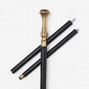 Handmade Victorian-Style Wooden Walking Stick Cane Anniversary Xmas Gift for Him - Picture 1 of 8