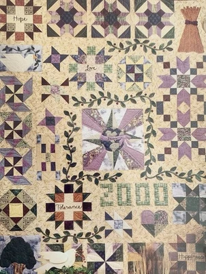 Debbie Mumm PEACE QUILT Pattern 58 X 73 Peace Prosperity Health Vintage - Image 1 of 3